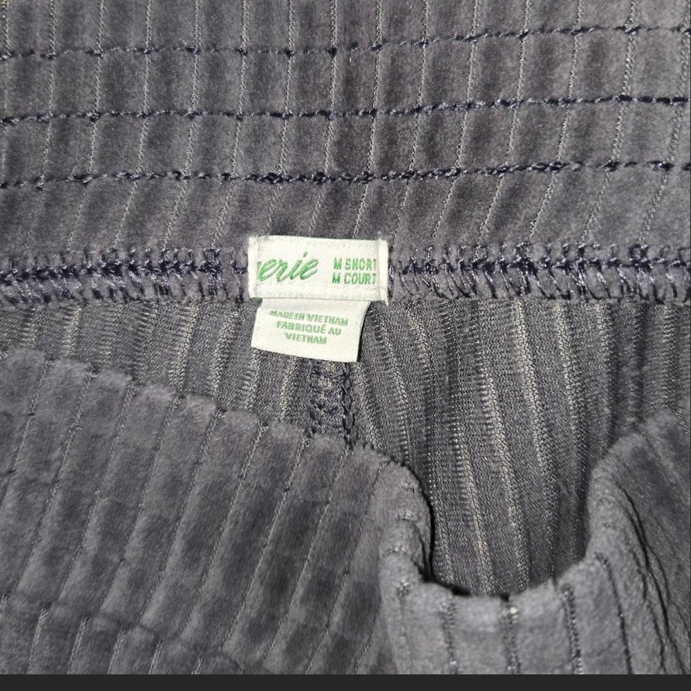 aerie Charcoal Ribbed Shorts